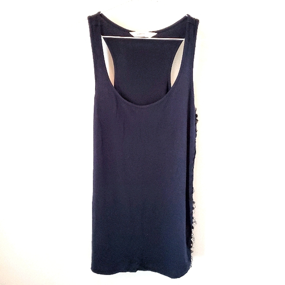 Navy Blue Racerback Tank Top